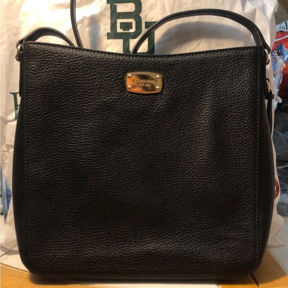 Michael Kors Bags Michael Kors Large Messenger Bag Pebble Black New